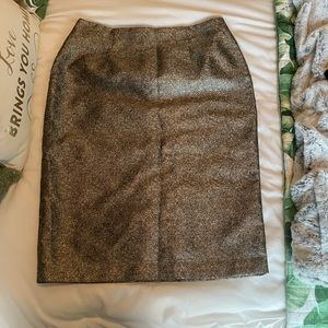 Metallic Pencil skirt